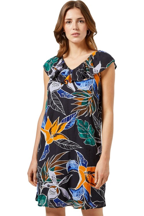 dorothy-perkins-czarna-sukienka-w-wielokolorowe-kwiaty-modelka-przod3.jpg