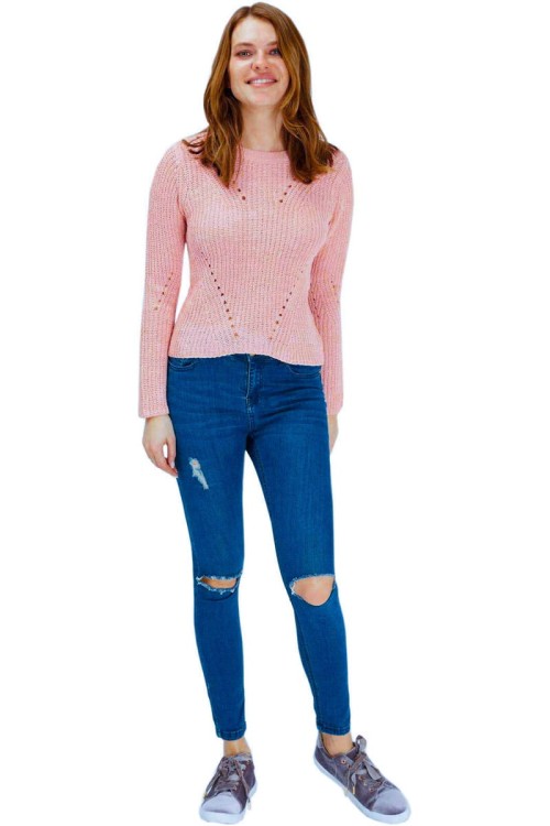 select-lososiowy-asymetryczny-sweter-splot-modelka-przod2.jpg