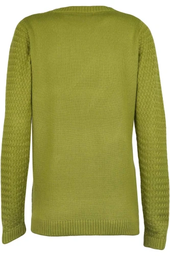 isle-oliwkowy-sweter-teksturowany-tyl.webp