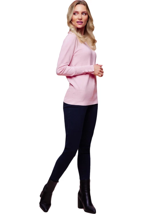 dorothy-perkins-liliowy--sweter-perelki-na-rekawach-modelka-bok.webp
