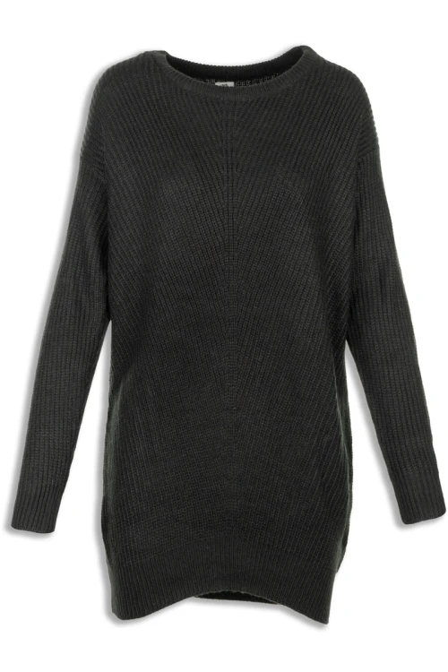 yours-czarny-dlugi-sweter-asymetryczny-przod.webp