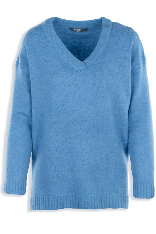 Nutmeg-niebieski-damski-sweter-v-neck-glowne.webp
