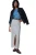 M&amp;S-szaroniebieski-sweter-kardigan-brazowy-guzik-modelka-przod2.webp