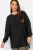 Yours-czarny-asymetryczny-sweter-plus-size-modelka-przod.webp