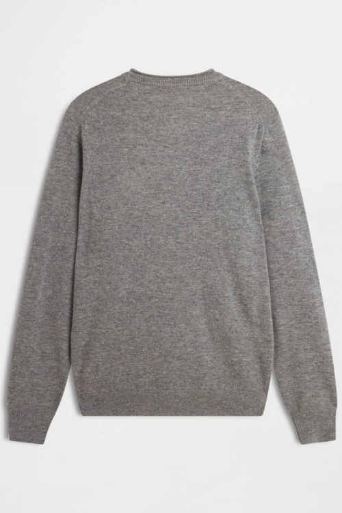 Conbipel-szary-meski-lekki-sweter-lambswool-welna-jagnieca-tyl.webp