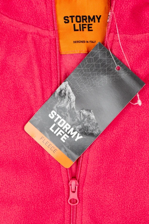 Stormy-Life-lososiowa-sweter-bluza-polarowa-polar-zblizenie.webp