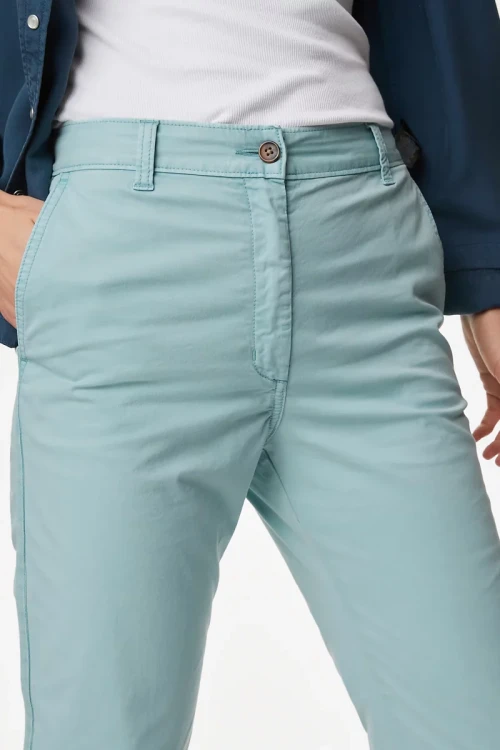 Marks&Spencer-blekitne-damskie-spodnie-chino-chinosy-modelka-zblizenie.webp