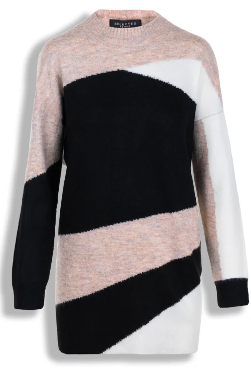 Selected-dlugi-sweter-z-welna-pasy-asymetryczne-bezowy-czarny-bialy-glowne.webp