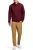 Izod-meski-bordowy-rozpinany-sweter-guziki-model-przod2.webp