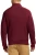 Izod-meski-bordowy-rozpinany-sweter-guziki-model-tyl.webp