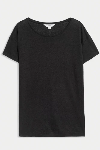 M&S-czarna-lniana-bluzka-t-shirt-modal-glowne.webp