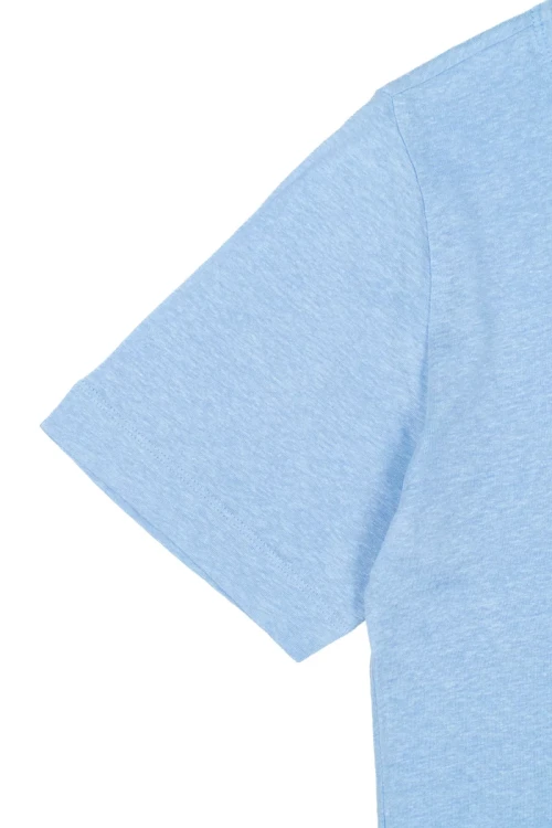 M&S-blekitna-lniana-bluzka-t-shirt-modal-zblizenie2.webp