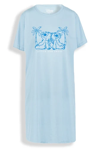 Disney-blekitna-pizama-koszula-nocna-Stich-Angel-glowne.webp
