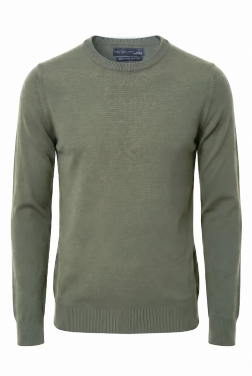 M&S-meski-khaki-sweter-czysta-bawelna-glowne.webp