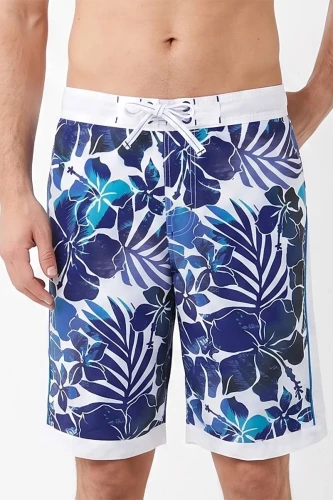 Peacocks-meskie-spodenki-kapielowe-plazowe-Hawaje-model-glowne.webp