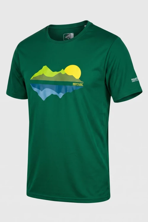 Regatta-meska-szmaragdowa-sportowa-bluzka-t-shirt-nadruk-bok.webp