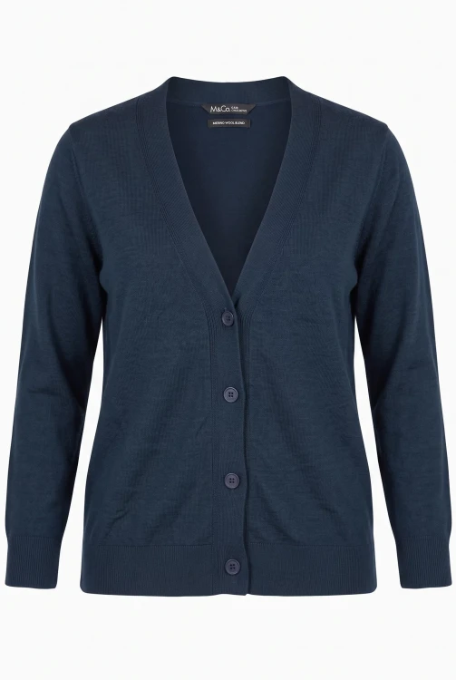M&Co-granatowy-sweter-kardigan-glowne.webp