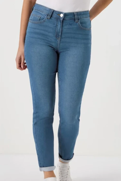 Papaya-Damskie-Jeansowe-Spodnie-Jeansy-Jolie-Skinny-modelka-przod.webp