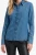 Mango-ciemna-jeansowa-damska-koszula-modelka-glowne.webp