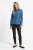 Mango-ciemna-jeansowa-damska-koszula-modelka-przod.webp