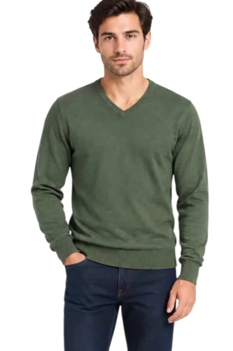 M&S-Cashmilon-meski-zielony-sweter-model-przod.webp