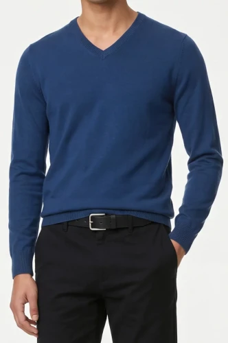 M&S-Cashmilon-meski-niebieski-sweter-model-przod.webp